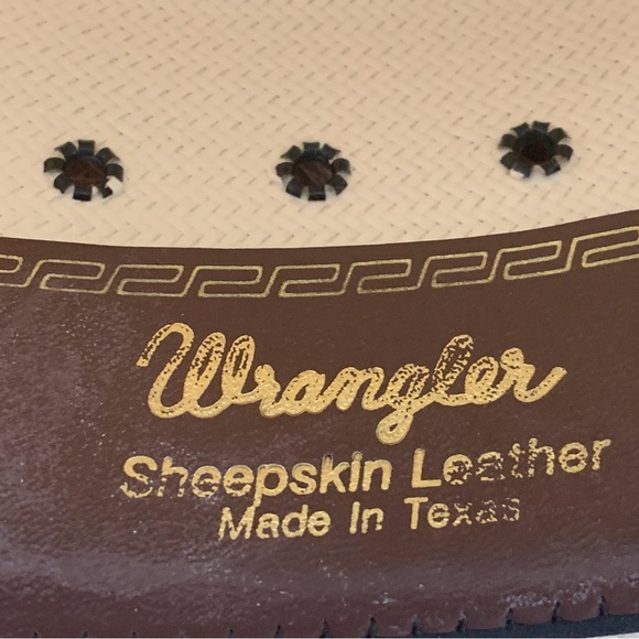 Wrangler 10 Star Austin Shantung Panama (a fine smooth straw woven Cowboy Hat. - Picture 3 of 5